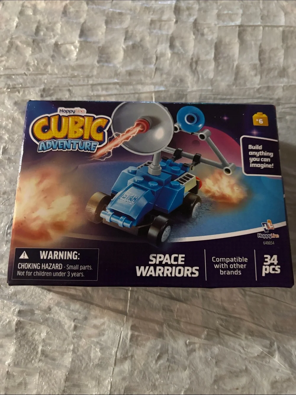 Cubic Adventure Space Warriors Blue Building Set - 34 pcs